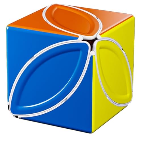 MoYu Ahornblätter Magnetischer Speed Zauberwürfel Stickerless MFJS Ahornblatt-Magnete würfel-Puzzle Classroom Speed Ivy Magic Cube Spielzeug (Magnetische Version) von Bukefuno