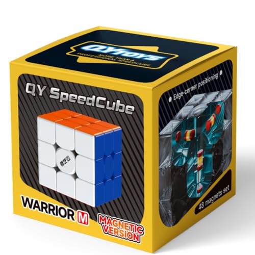 QY Toys Warrior M 3x3 Zauberwürfel Stickerlos Magnetic Speed Magic Cube Puzzle QY 3x3x3 Puzzle Speed Würfel QY Toys Warrior M 3x3 Zauberwürfel Stickerlos Magnetic Speed Magic Cube Puzzle QY 3x3x3 Puzzle Speed Würfel von Bukefuno