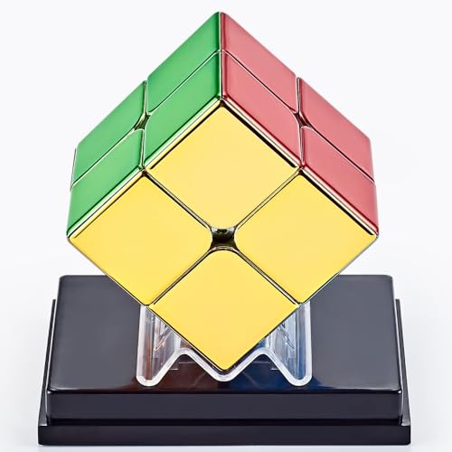 Zauberwürfel 2x2 Magnetischer Spiegel-Puzzle, Stickerless Magnetische Version 2x2x2 M Glänzender Magic Speed Cube Spielzeug Zauberwürfel 2x2 Magnetischer Spiegel-Puzzle, Stickerless Magnetische Version 2x2x2 M Glänzender Magic Speed Cube Spielzeug von Bukefuno