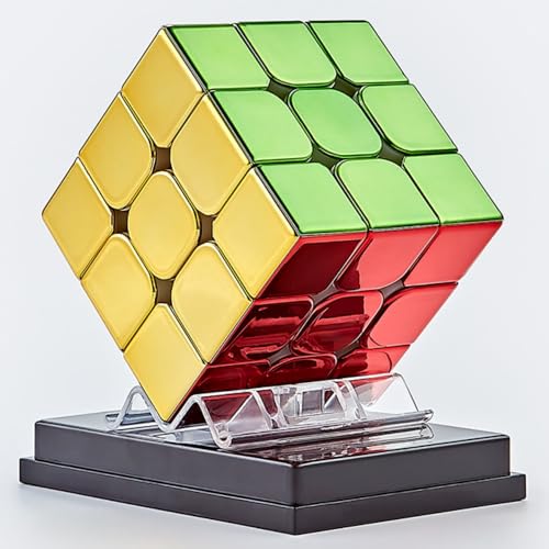 Zauberwürfel 3x3 Magnetischer Spiegel-Puzzle, Stickerless Magnetische Version 3x3x3 M Glänzender Magic Speed Cube Spielzeug Zauberwürfel 3x3 Magnetischer Spiegel-Puzzle, Stickerless Magnetische Version 3x3x3 M Glänzender Magic Speed Cube Spielzeug von Bukefuno