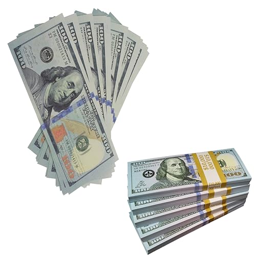 Bukezudang Prop Money, Spielgeld Dollar, Full Print Old Style Dollars, Copy Money, Spielgeld Set für Kinder Kaufladen, Bargeld Pretend Casino Zubehör, Film Play Geldscheine Toy, 120 Blätter (100$) Bukezudang Prop Money, Spielgeld Dollar, Full Print Old Style Dollars, Copy Money, Spielgeld Set für Kinder Kaufladen, Bargeld Pretend Casino Zubehör, Film Play Geldscheine Toy, 120 Blätter (100$) von Bukezudang