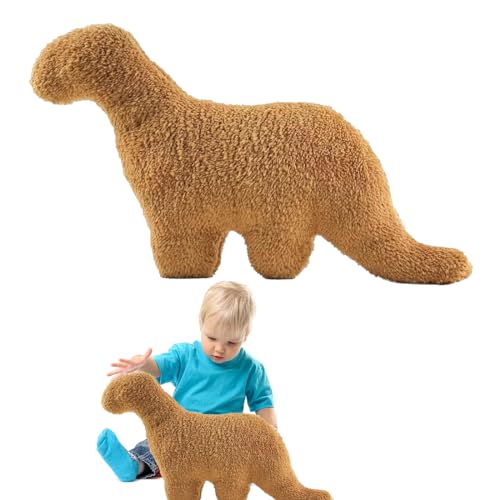 Dino Nugget Kissen,Dino Chicken Nugget Plüschtier, Kuscheltier Kissen, Dinosaurier Nugget Plüschtier, Kreatives Geburtstagsgeschenk für Kinder-Brontosaurus Dino Nugget Kissen,Dino Chicken Nugget Plüschtier, Kuscheltier Kissen, Dinosaurier Nugget Plüschtier, Kreatives Geburtstagsgeschenk für Kinder-Brontosaurus von Bukezudang