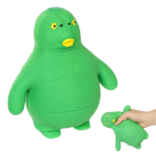 Grüner Fisch Sensory Fidget Spielzeug, Anti Stress Spielzeug, Figur Stretch-Spielzeug für Kinder und Erwachsene, Anti Stress Squeeze Spielzeug Sensory Fidget Spielzeug für Jungen Mädchen Autismus von Bukezudang