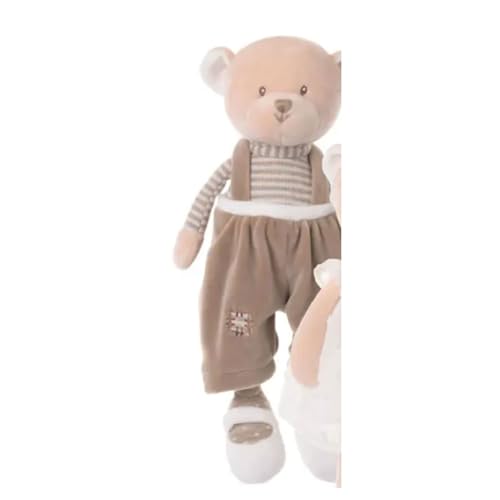 Maverick, Plüschbär Taupe mit beigefarbener Latzhose (Höhe 25 cm) (Maverick) von Bukowski Design AB