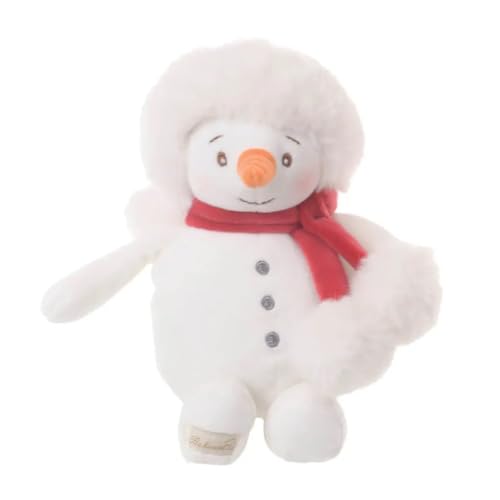 Bukowski Kuscheltier Schneemann Baby Snowman 15 cm weiß/bunt Plüschschneemann von Bukowski
