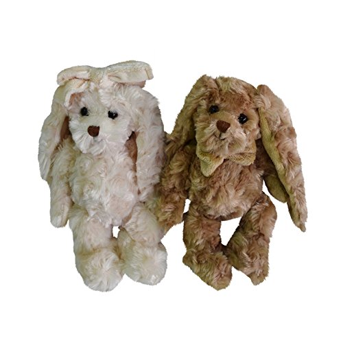 Bukowski Plüsch-Hund mit Langen Ohren Plüschhund mit Schleife Creme Bukowski Plüsch-Hund mit Langen Ohren Plüschhund mit Schleife Creme von Bukowski