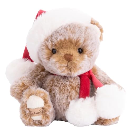 Bukowski Teddybär Cute Tomtenisse braun 15 cm mit Weihnachtsmütze Plüschteddybär von Bukowski