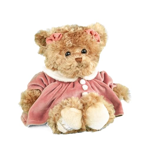 Bukowski Teddybär Geraldine 25 cm braun/rosa mit Kleid Plüschteddybär Bukowski Teddybär Geraldine 25 cm braun/rosa mit Kleid Plüschteddybär von Bukowski
