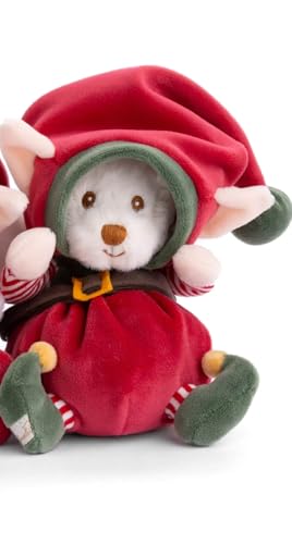 Bukowski Ziggy Santa's Little Helper rot 15 cm Plüschteddybär von Bukowski