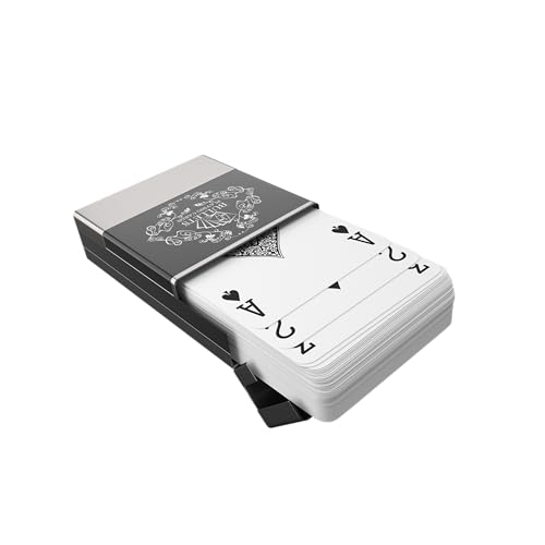Bullets Playing Cards, Plastik Spielkarten in Alu-Box, Backpacker von Bullets Playing Cards