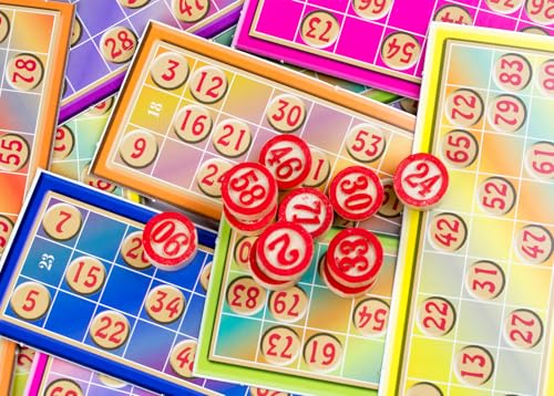 Bullglesup Puzzles für Erwachsene, 1000 Teile, Bingo-Spiel-Puzzle mit Poster-Buchstaben auf der Rückseite, einzigartige Teile passen gut, staubfrei (69,8 x 49,8 cm) von Bullglesup