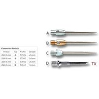 BULL'S 57501 Stahlspitzen Aluminium 2BA von Bulls