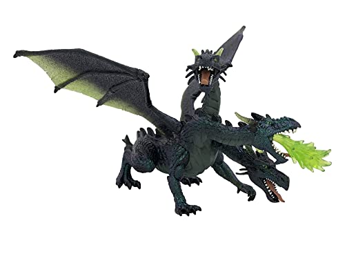 Bullyland 75675 - Spielfigur Dunkler Drache Norr, ca. 14 cm, detailgetreu, ideal als kleines Geschenk für Kinder ab 3 Jahren von Bullyland