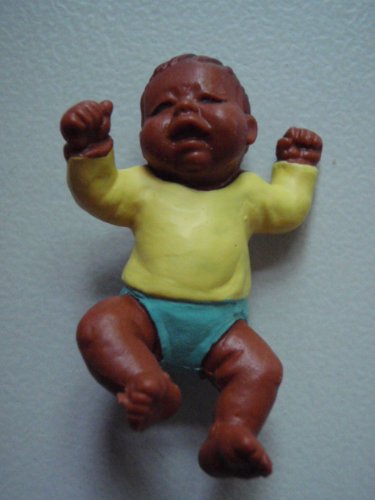 Bullyland, Microfiguren, Babys, Junge schwarz liegend, 5cm Bullyland, Microfiguren, Babys, Junge schwarz liegend, 5cm von Bullyland