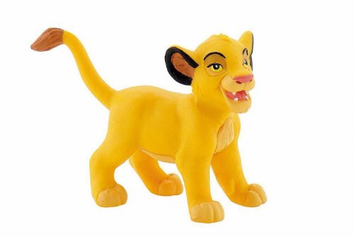 Bullyland 12254 - Spielfigur Junger Simba aus Walt Disney Der König der Löwen, ca. 4,7 cm, detailgetreu, ideal als kleines Geschenk für Kinder ab 3 Jahren von Bullyland
