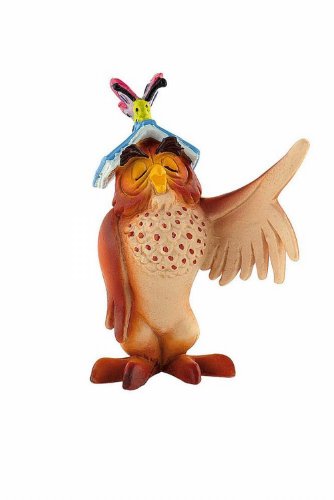Bullyland 12325 - Spielfigur, Walt Disney Winnie Puuh, Eule mit Buch, ca. 7 cm Bullyland 12325 - Spielfigur, Walt Disney Winnie Puuh, Eule mit Buch, ca. 7 cm von Disney