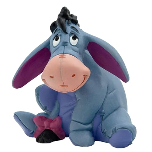 Bullyland 12343 - Spielfigur Esel I-Aah aus Walt Disney Winnie Puuh, ca. 6 cm, detailgetreu, ideal als kleines Geschenk für Kinder ab 3 Jahren von Bullyland