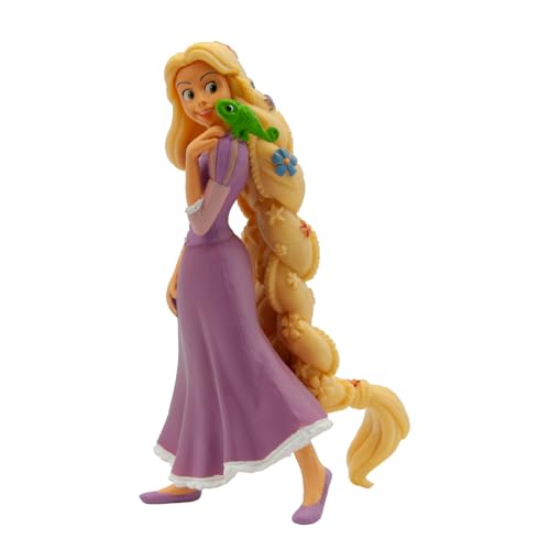 Bullyland 12424 - Spielfigur Rapunzel mit Blumen aus Walt Disney Rapunzel − Neu verföhnt, ca. 10,6 cm, detailgetreu, ideal als kleines Geschenk für Kinder ab 3 Jahren von Bullyland