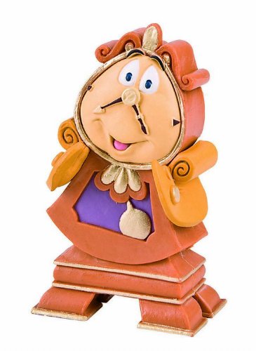 Bullyland 12563 - Spielfigur Herr von Unruh aus Walt Disney Die Schöne und das Biest, ca. 6,9 cm, detailgetreu, ideal als kleines Geschenk für Kinder ab 3 Jahren von Bullyland