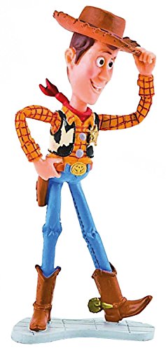 Bullyland 12761 - Spielfigur Cowboy Woody aus Disney Pixar Toy Story, ca. 10 cm, detailgetreu, ideal als kleines Geschenk für Kinder ab 3 Jahren von Bullyland