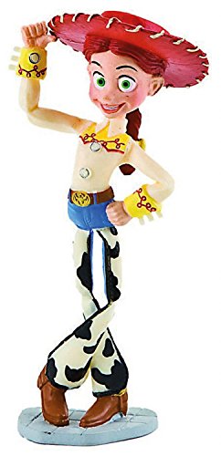 Bullyland 12762 - Spielfigur, Disney Pixar Toy Story, Cowgirl Jessie, ca. 10,2 cm, ideal als Torten-Figur, detailgetreu, PVC-frei, tolles Geschenk für Kinder zum fantasievollen Spielen von Bullyland