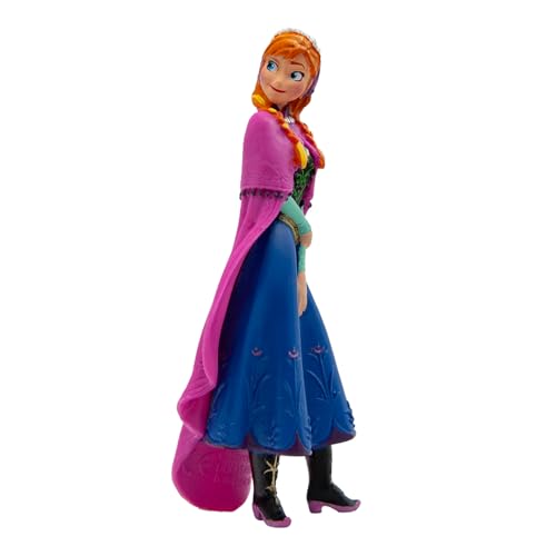 Bullyland 12960 - Spielfigur Prinzessin Anna aus Walt Disney Die Eiskönigin, ca. 9,5 cm, detailgetreu, ideal als kleines Geschenk für Kinder ab 3 Jahren von Bullyland