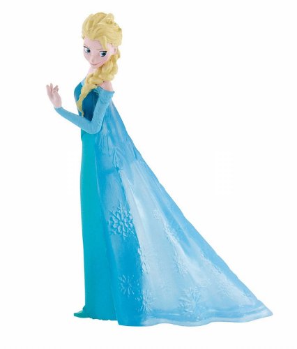 Bullyland 12961 - Spielfigur Elsa von Arendelle aus Walt Disney Die Eiskönigin, ca. 10,1 cm, detailgetreu, ideal als kleines Geschenk für Kinder ab 3 Jahren von Bullyland