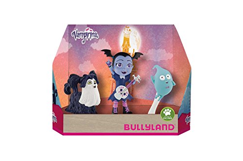 Bullyland 13124 - Spielfiguren-Set, Walt Disney Vampirina - Demi und Wolfie, Geschenkbox, ideal als Torten-Figur, detailgetreu, PVC-frei, tolles Geschenk für Kinder zum fantasievollen Spielen von Bullyland