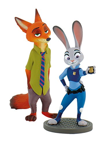 Bullyland 13161 Zootopia/Zootropolis Spielfigurenset, bunt von Bullyland