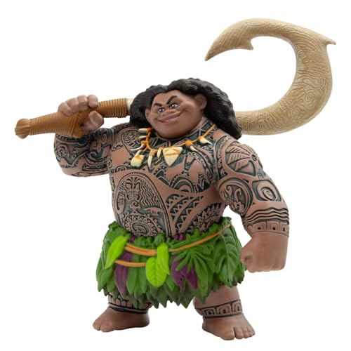 Bullyland 13186 - Spielfigur Halbgott Maui aus Walt Disney Vaiana, ca. 12,8 cm, detailgetreu, ideal als kleines Geschenk für Kinder ab 3 Jahren von Bullyland