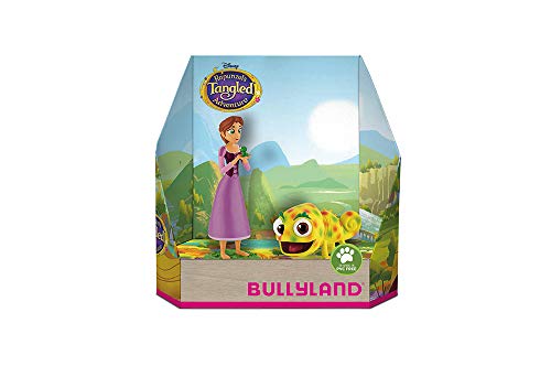 Bullyland 13462 - Spielfigurenset, Walt Disney Rapunzel - Rapunzel und Pascal, liebevoll handbemalte Figuren, PVC-frei, tolles Geschenk für Jungen und Mädchen zum fantasievollen Spielen von Bullyland