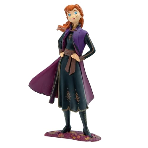 Bullyland 13512 - Spielfigur Prinzessin Anna aus Walt Disney Die Eiskönigin, ca. 10 cm, detailgetreu, ideal als kleines Geschenk für Kinder ab 3 Jahren von Bullyland