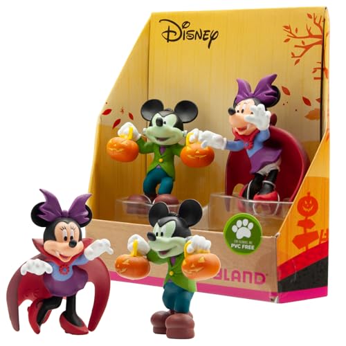Bullyland 15082 - Spielfiguren Set Walt Dinsey Mickey & Minnie Mouse im Halloweenkostüm, detailgetreu, als kleines Geschenk für Kinder ab 3 Jahren Bullyland 15082 - Spielfiguren Set Walt Dinsey Mickey & Minnie Mouse im Halloweenkostüm, detailgetreu, als kleines Geschenk für Kinder ab 3 Jahren von Bullyland