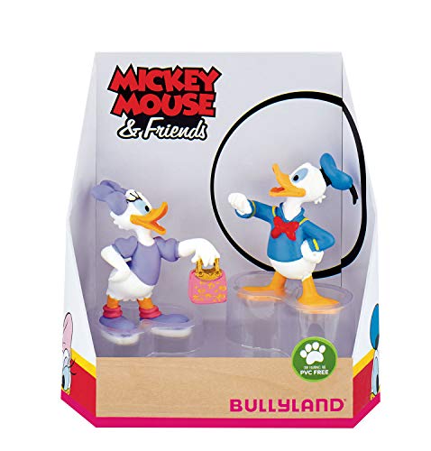 Bullyland 15084 - Spielfigurenset, Walt Disney Mickey Mouse Geschenkset-Donald und Daisy, liebevoll handbemalte Figuren, PVC-frei, tolles Geschenk für Jungen und Mädchen zum fantasievollen Spielen Bullyland 15084 - Spielfigurenset, Walt Disney Mickey Mouse Geschenkset-Donald und Daisy, liebevoll handbemalte Figuren, PVC-frei, tolles Geschenk für Jungen und Mädchen zum fantasievollen Spielen von Bullyland