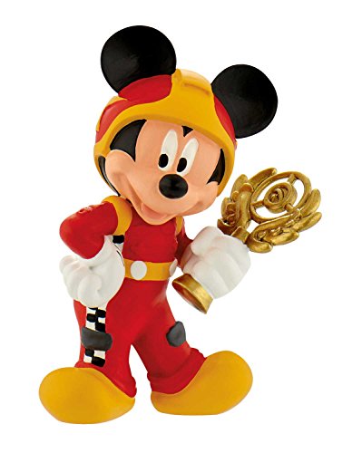 Bullyland 15461 - Disney Micky und die flinken Flitzer Spielfigur, Rennfahrer Micky von Bullyland