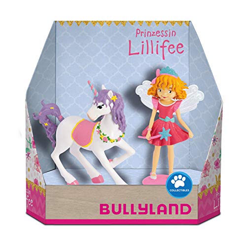Bullyland 18901 - Spielfiguren Set Prinzessin Lillifee und ihr Einhorn Rosalie, detailgetreu, ideal als kleines Geschenk für Kinder ab 3 Jahren von Bullyland