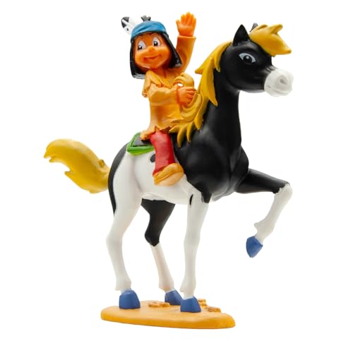 Bullyland 43355 - Spielfigur Indianer Yakari auf seinem Pony Kleiner Donner, ca. 9 cm, detailgetreu, ideal als kleines Geschenk für Kinder ab 3 Jahren Bullyland 43355 - Spielfigur Indianer Yakari auf seinem Pony Kleiner Donner, ca. 9 cm, detailgetreu, ideal als kleines Geschenk für Kinder ab 3 Jahren von Bullyland