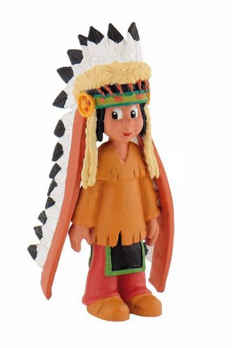 Bullyland 43356 - Spielfigur, Yakari mit Federschmuck, ca. 6 cm groß, liebevoll handbemalte Figur, PVC-frei, tolles Geschenk für Jungen und Mädchen zum fantasievollen Spielen Bullyland 43356 - Spielfigur, Yakari mit Federschmuck, ca. 6 cm groß, liebevoll handbemalte Figur, PVC-frei, tolles Geschenk für Jungen und Mädchen zum fantasievollen Spielen von Bullyland