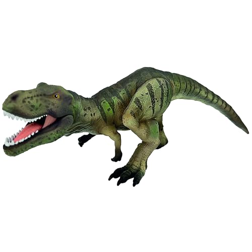 Bullyland 61461 - Spielfigur T-Rex mit beweglichem Maul, ca. 10,5 cm großer Dinosaurier, detailgetreu, PVC-Frei, ideal als Geschenk für Kinder ab 3 Jahren von Bullyland
