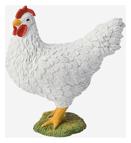 Bullyland 62314 - Spielfigur Huhn weiß, ca. 4,6 cm große Tierfigur, detailgetreu, PVC-frei, ideal als kleines Geschenk für Kinder ab 3 Jahren Bullyland 62314 - Spielfigur Huhn weiß, ca. 4,6 cm große Tierfigur, detailgetreu, PVC-frei, ideal als kleines Geschenk für Kinder ab 3 Jahren von Bullyland