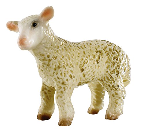 Bullyland 62478 - Spielfigur Lamm, ca. 4,8 cm große Tierfigur, detailgetreu, PVC-frei, ideal als kleines Geschenk für Kinder ab 3 Jahren von Bullyland