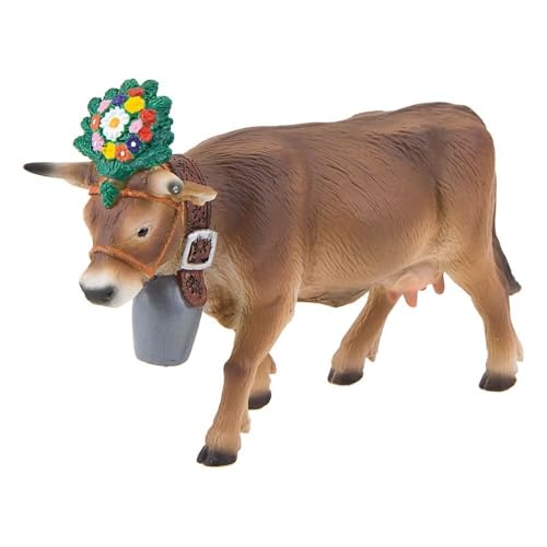Bullyland 62615 - Spielfigur Alpenkuh Darina mit Kopfschmuck, ca. 13,3 cm große Tierfigur, detailgetreu, PVC-frei, ideal als kleines Geschenk für Kinder ab 3 Jahren Bullyland 62615 - Spielfigur Alpenkuh Darina mit Kopfschmuck, ca. 13,3 cm große Tierfigur, detailgetreu, PVC-frei, ideal als kleines Geschenk für Kinder ab 3 Jahren von Bullyland