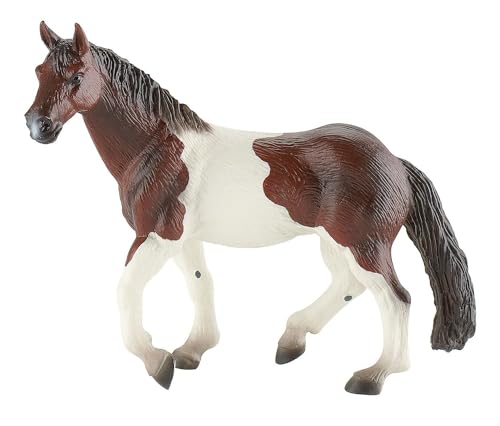 Bullyland 62657 - Spielfigur Paint Horse Stute, ca. 14,4 cm, detailgetreu, PVC-frei, ideal als kleines Geschenk für Kinder ab 3 Jahren von Bullyland
