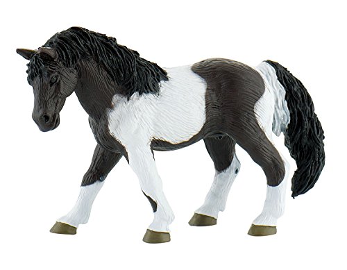 Bullyland 62676 - Spielfigur, Lewitzer Stute, Pferd ca. 8,2 cm, ideal als Torten-Figur, detailgetreu, PVC-frei, tolles Geschenk für Kinder zum fantasievollen Spielen von Bullyland