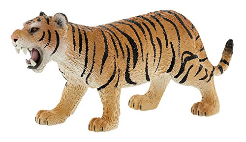 Bullyland 63683 - Spielfigur Tiger, ca. 14 cm große Tierfigur, detailgetreu, PVC-frei, ideal als kleines Geschenk für Kinder ab 3 Jahren von Bullyland