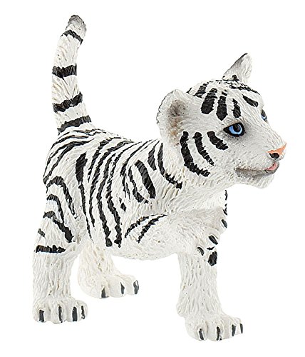 Bullyland 63688 - Spielfigur, Tigerjunges, ca. 5,5 cm, weiß von Bullyland