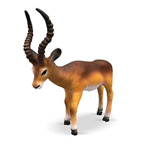 Bullyland 63693 - Spielfigur Impala Antilope, ca. 8,5 cm große Tierfigur, detailgetreu, PVC-frei, ideal als kleines Geschenk für Kinder ab 3 Jahren von Bullyland