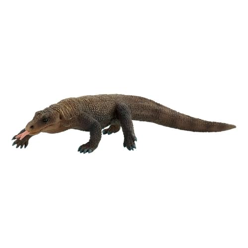 Bullyland 63695 - Spielfigur Komodowaran, ca. 18 cm große Tierfigur, detailgetreu, PVC-frei, ideal als kleines Geschenk für Kinder ab 3 Jahren von Bullyland