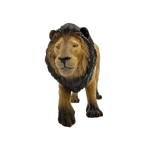 Bullyland 63718 - Spielfigur Löwe stehend, ca. 12,2 cm groß, detailgetreu, PVC-frei, als kleines Geschenk für Kinder ab 3 Jahren von Bullyland