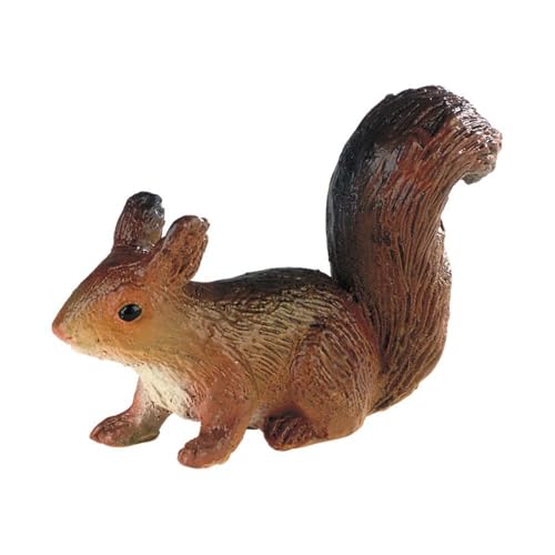 Bullyland 64423 - Spielfigur Eichhörnchen, ca. 5,1 cm große Tierfigur, detailgetreu, PVC-frei, ideal als kleines Geschenk für Kinder ab 3 Jahren von Bullyland